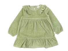 Name It oil green prikket glitter kjole